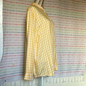 Banana republic woven boyfriend fit collar button down super soft - brand new